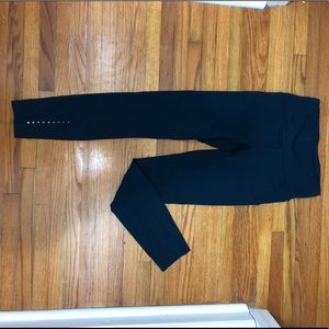 Lululemon Dark Blue Fast and Free Run Leggings